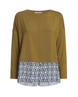 Blusa inserto viscosa