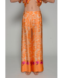 Pantalone raso ecoviscosa