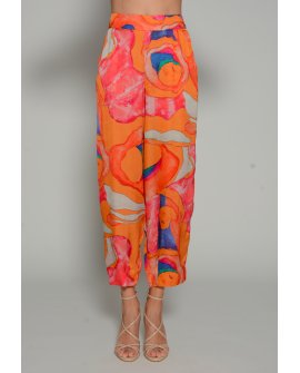 Pantalone raso ecoviscosa