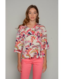 Blusa collo V
