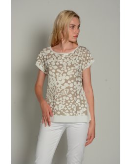 Top inserti chiffon