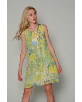 Abito spalla chiffon 150,00€ Sconto 30%