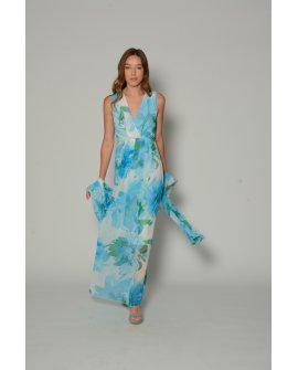 Abito lungo chiffon 205,00€ Sconto 30%